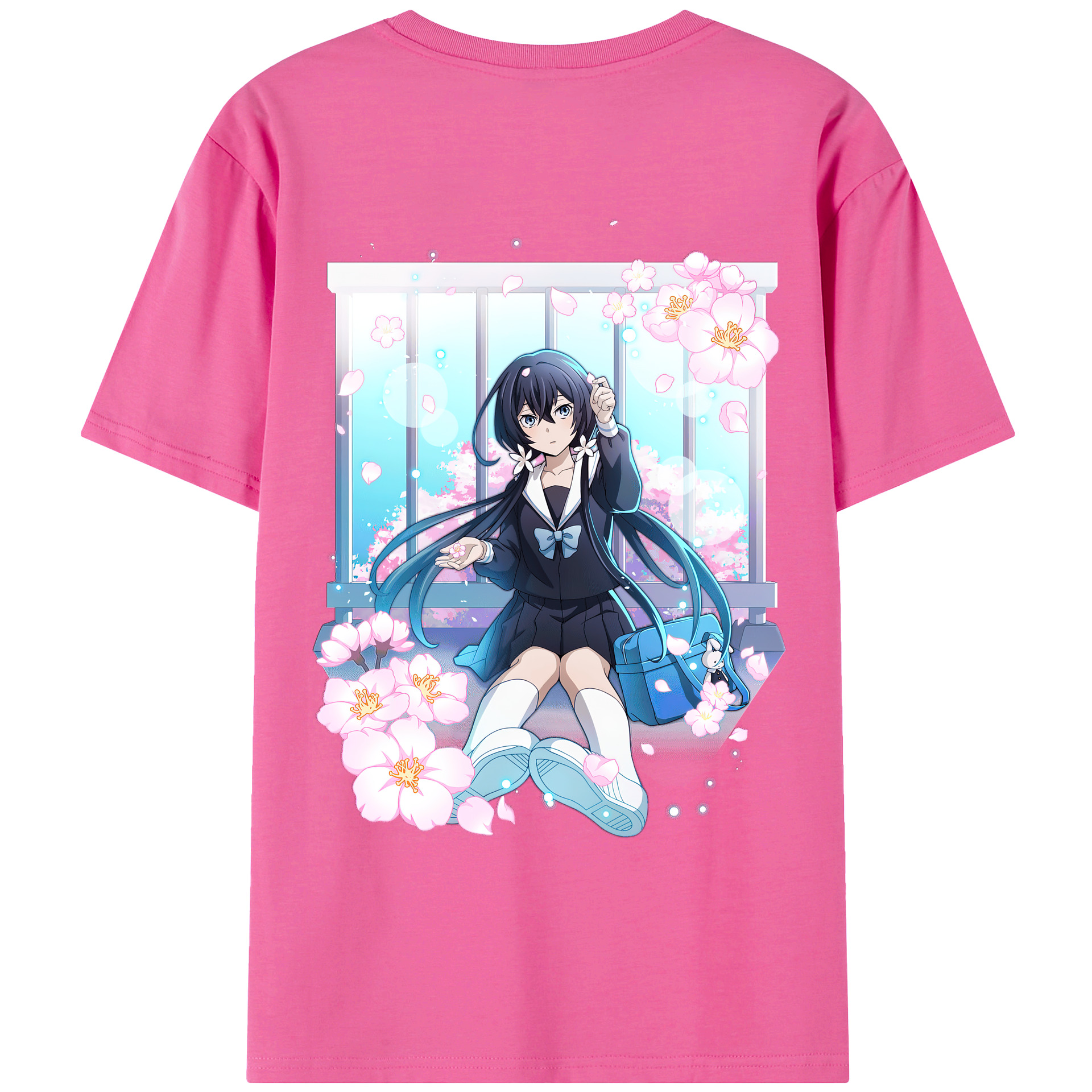 （画像用） 文豪ストレイドッグス Bungo Stray Dogs レディース半袖Tシャツ(バックプリント)